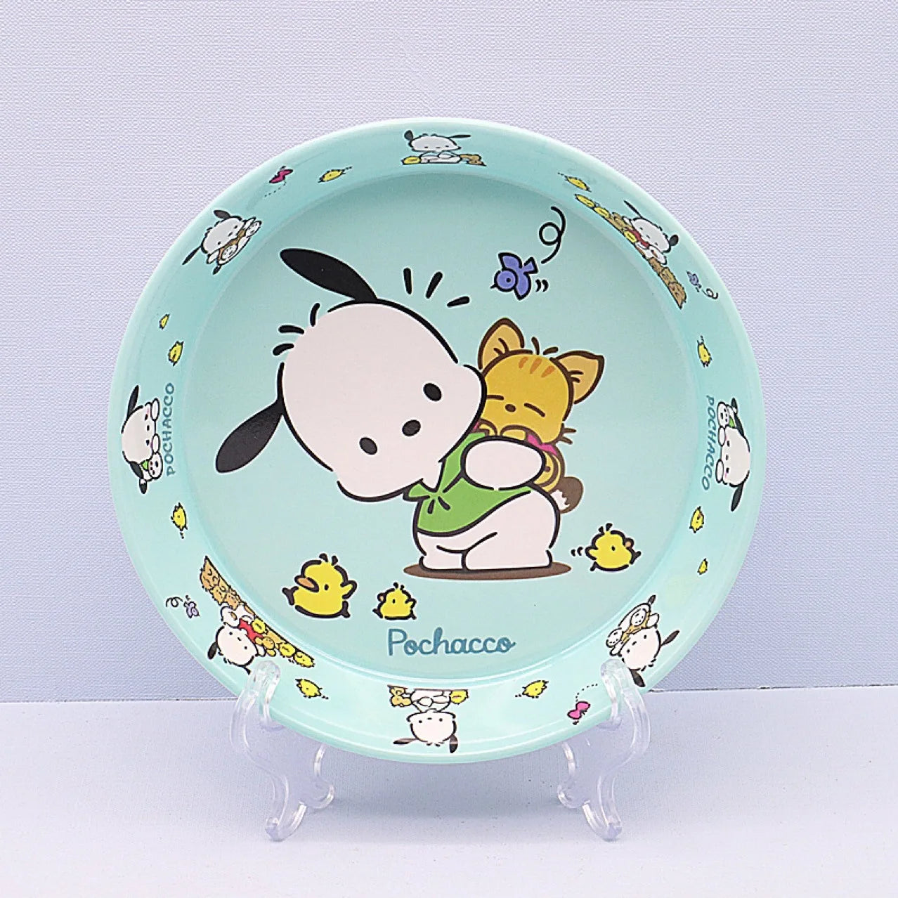 Sanrio Kuromi Tableware Cartoon Anime Bowl Round Fruit Plate Cinnamoroll Children Cute Party Tableware Kitchen Utensil Gifts