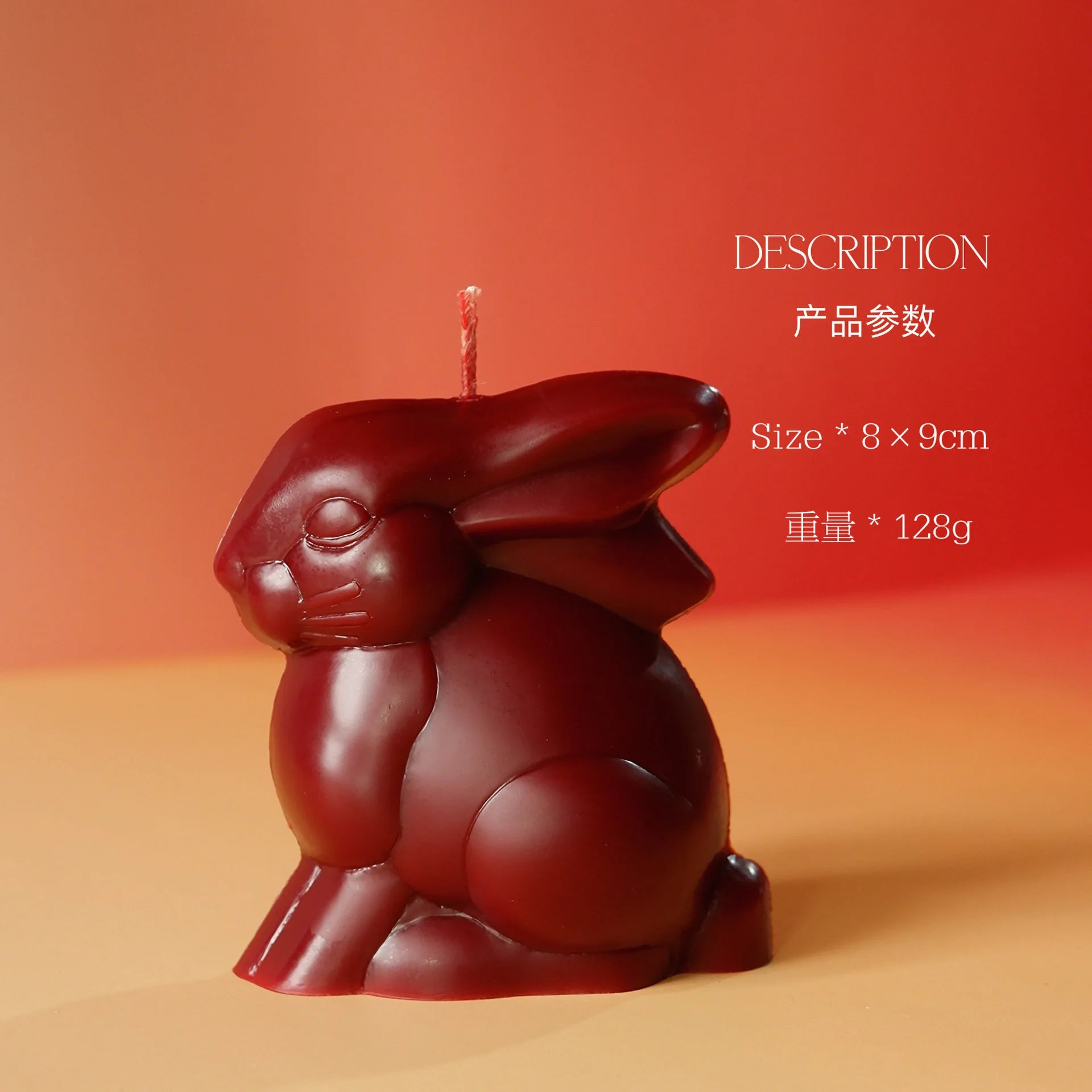 French Vermilion Handmade Aromatherapy Candles, Romantic Atmosphere Decoration For Home Dining Tables, Wedding Gifts