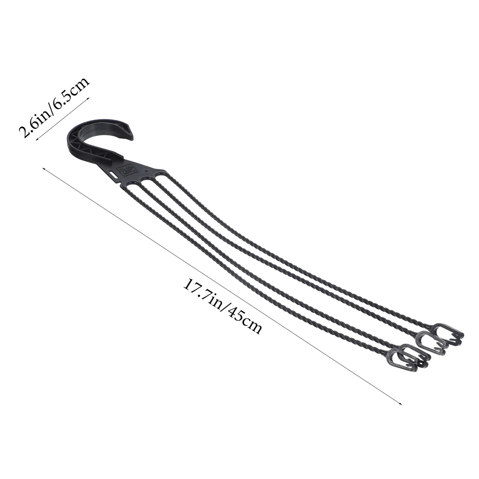 5pcs Plastic Plant Hanging Basket Hooks Hanging Planter Holder multiuse Flower Pot Hangers Garden Basket Hanging Chains 4 Hooks