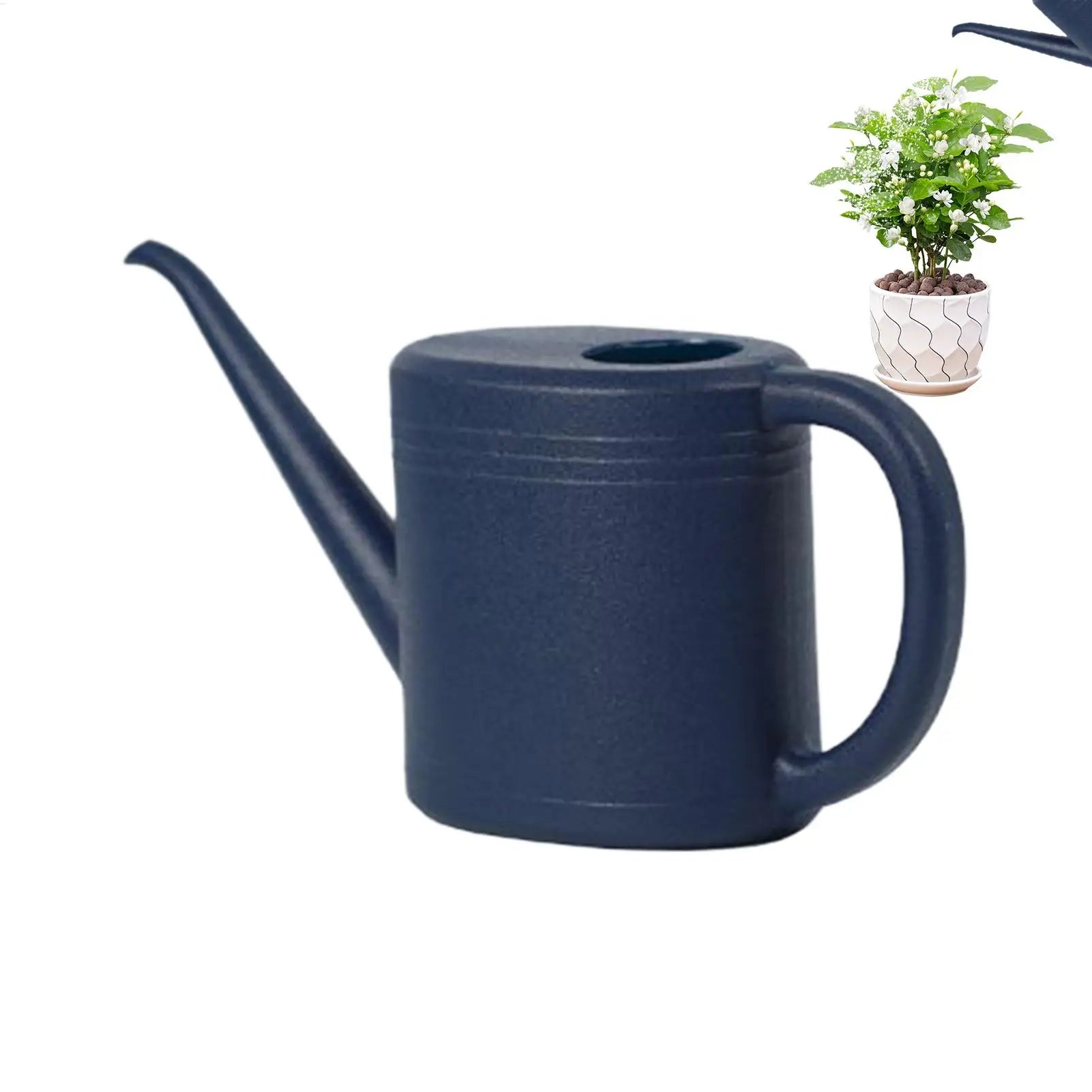 Watering Pot Portable 1L Jug Long Spout Small Watering Can For Balcony Patio Horticulture Outdoor Indoor Garden Home Landscaping