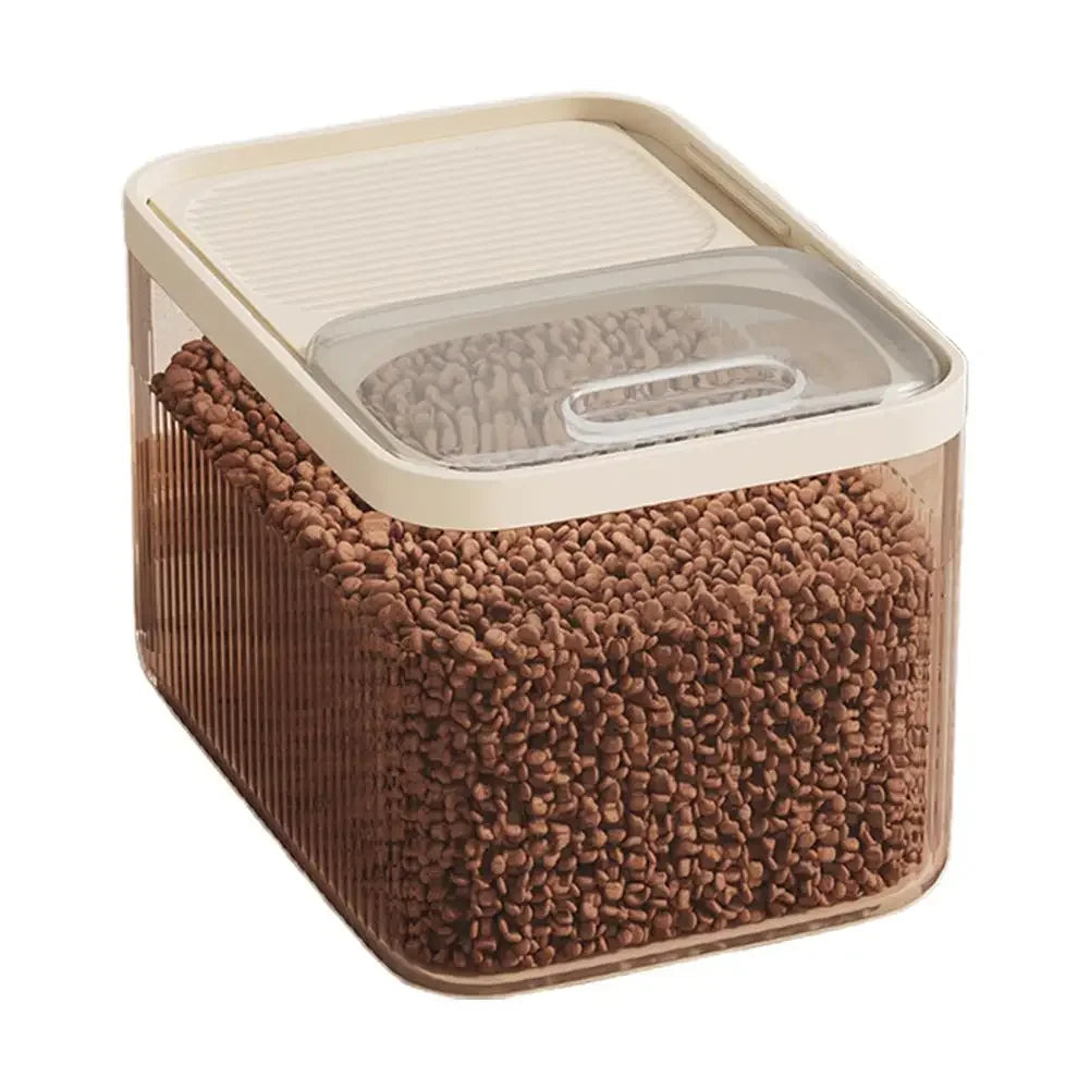 Airtight Pet Food Storage Container For Dog Cat Pet Food Storage Barrel Large Capacity Barrel Food Sealed Moisture-Proof St F6I3