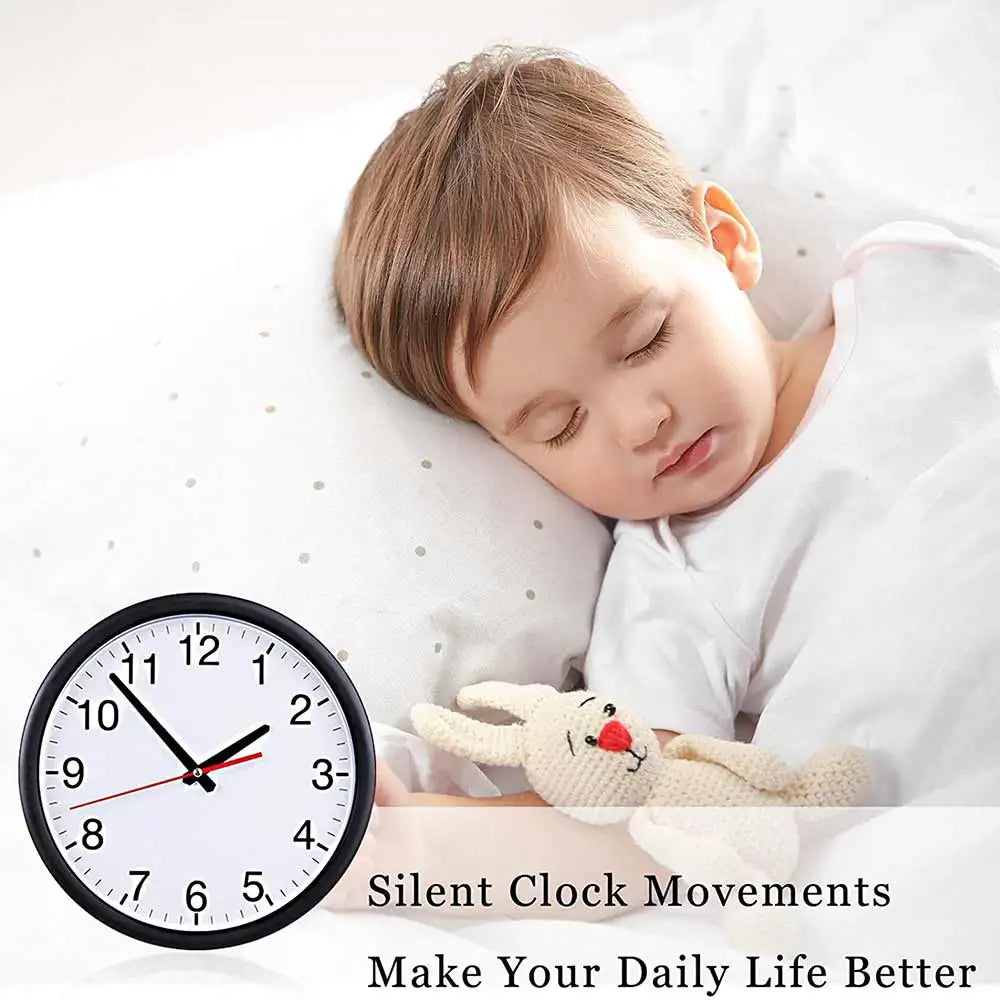 MCDFL Clock Mechanism Silent Quartz Movement Machine Wall Hands Pointer Set Clockwork Table Long Shaft DIY Watches Repair Parts