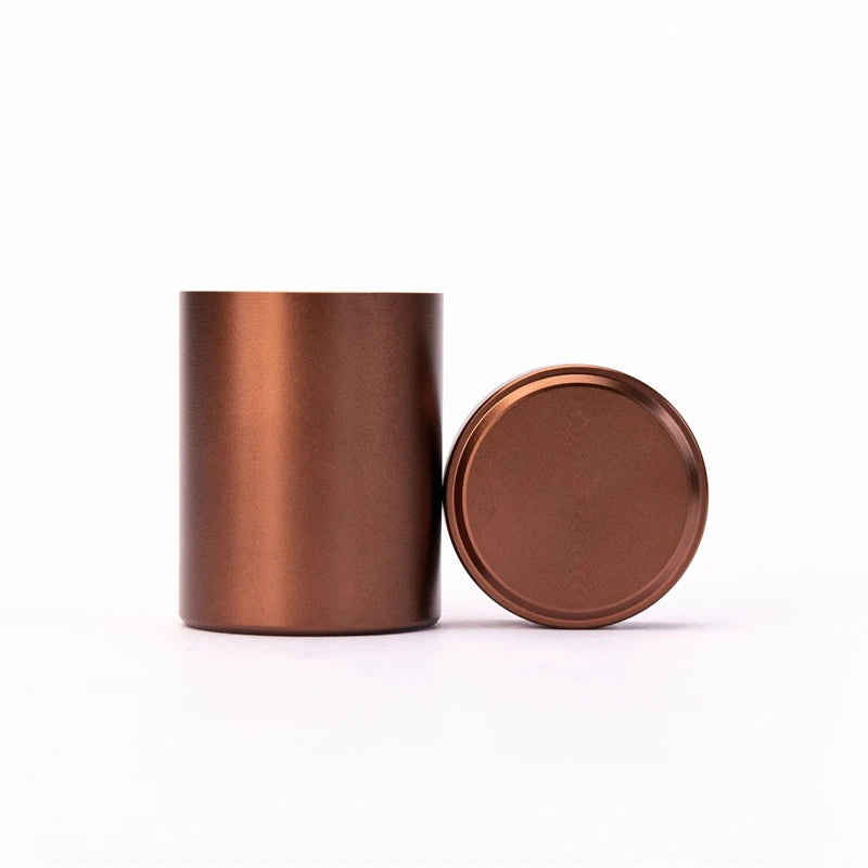 New Airtight Smell Proof Container Quality Stainless Steel Mini Tea Cans Herb Stash Jar Tea Coffee Storage Box Tea Caddies Box