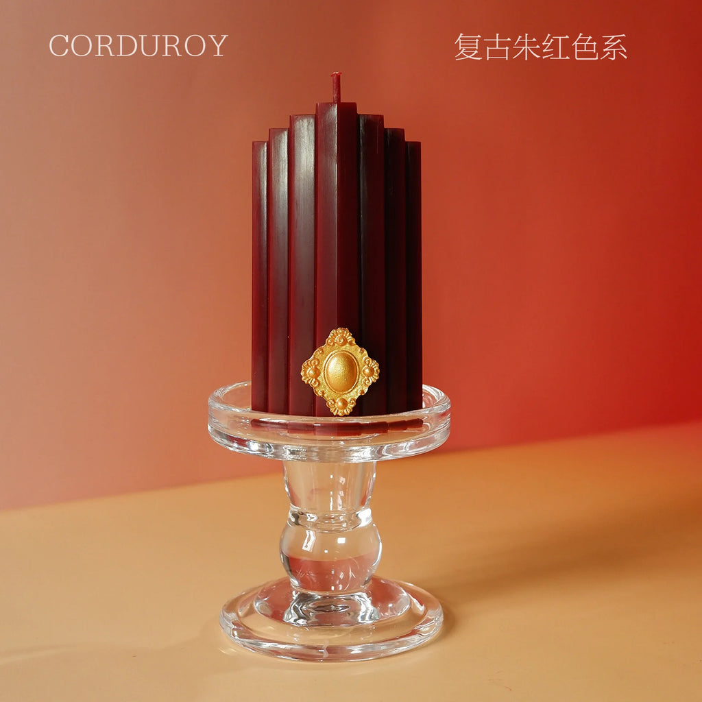 French Vermilion Handmade Aromatherapy Candles, Romantic Atmosphere Decoration For Home Dining Tables, Wedding Gifts