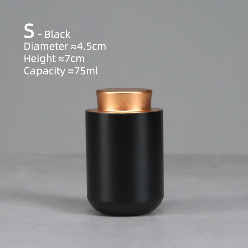 Airtight Jar - Safe Proof Durable Multi-Use Portable Metal Spice Jar Container Waterproof Aluminum Screw-top Lid Lock Odor Case