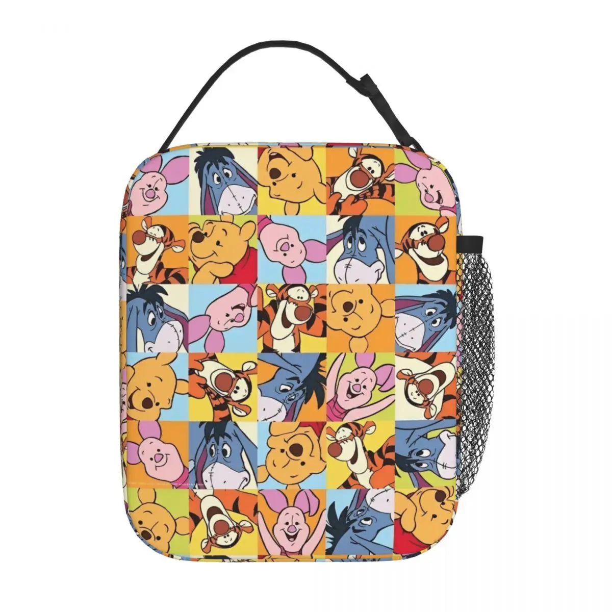 Cute Winnie The Pooh Insulated Lunch Bags Thermal Bag 
Meal Container Large Tote Lunch Box for Men Women Work Picnic