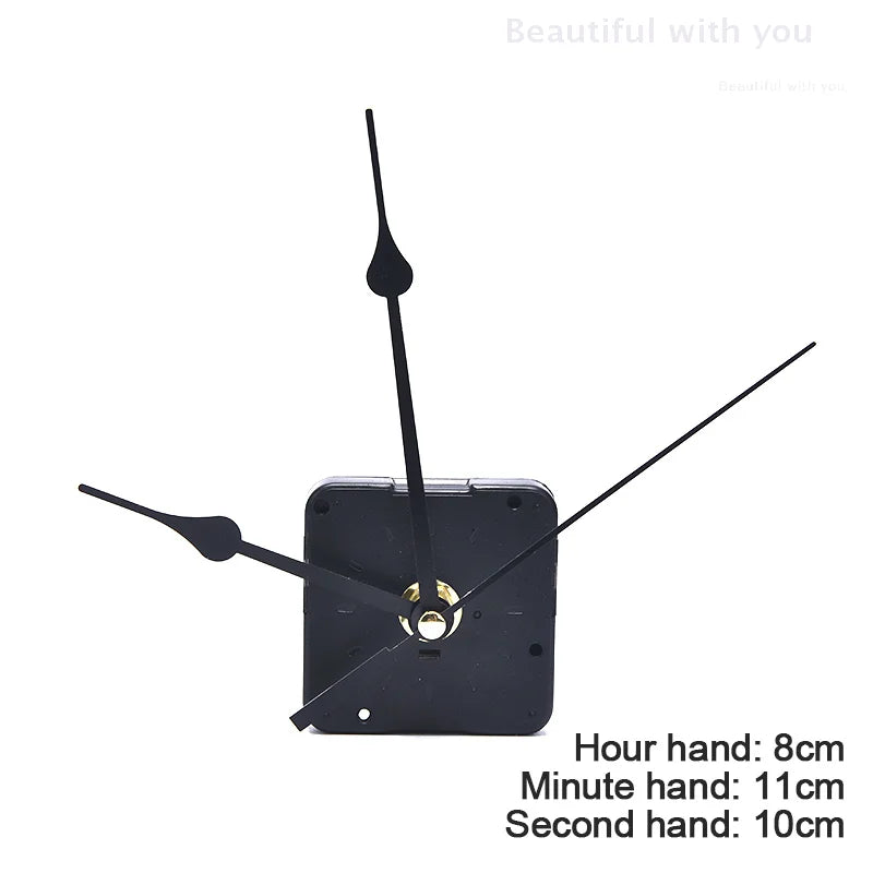 Quartz Clock Movement Mechanism Hands Wall Repair Tool Parts Silent Kit Sets