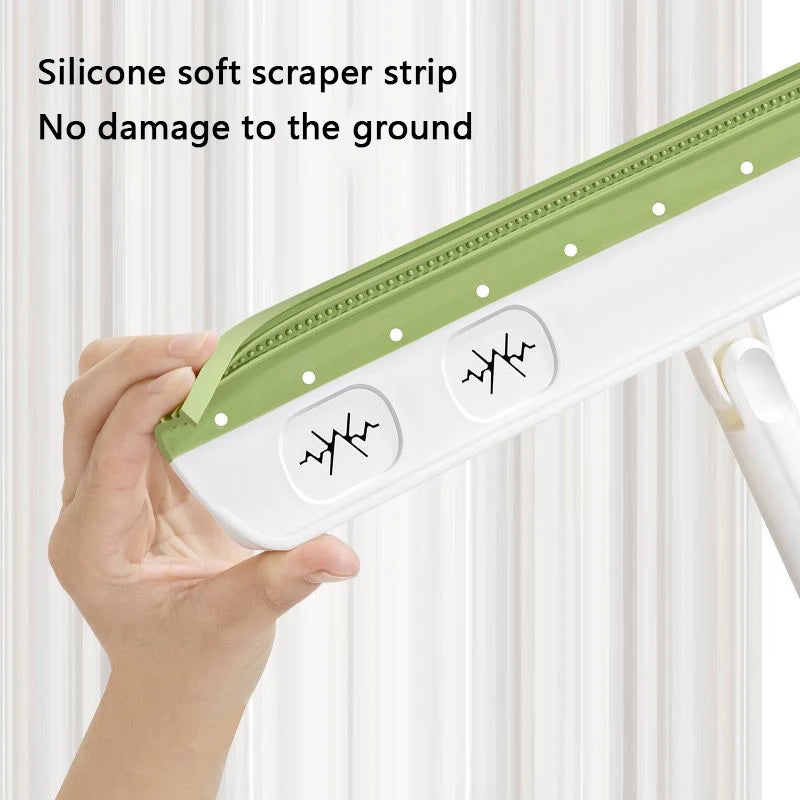 Cleaning Brush Long Handle Telescopic Magic Broom Silicone Floor Wiper Squeegee Strip Window Glass Household Bathroom Sweeping