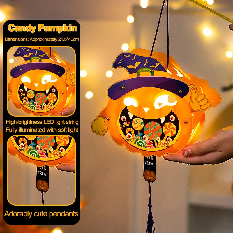 Pumpkin Night Light Rechargeable Touch Control Bedside Lamp,Bedroom Children's Room Christmas Gift with Dimmable RGB Lighting