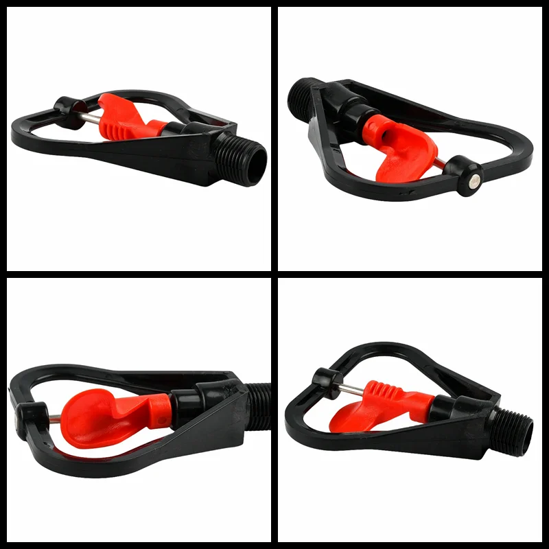 2PCS Spray Rotating Nozzle Garden Greenhouse Atomization System Dripper Drip Refraction Roatory Irrigation Mist Emitter Stake