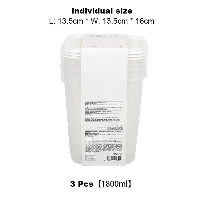 plastic fresh keeping box set with lids,multi-function kitchen accessories,airtight food storage containers.