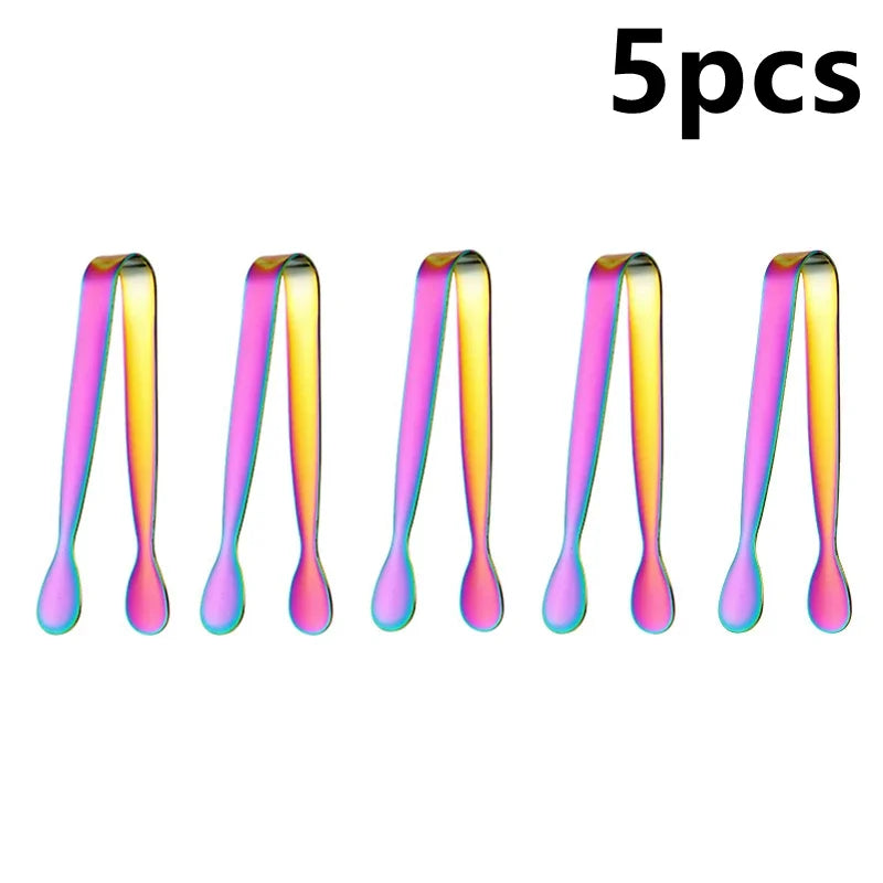 Ice Tong 304 Stainless Steel Clip Bar Ice-Cube Picker Food BBQ Clip Barbecue Clip Ice Clamp Tool Kitchen Utensils