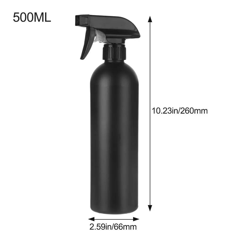 New 500ML Hairdressing Spray Bottle Refillable Round Shoulder Liquid Container Watering Can Home&Hair Salon