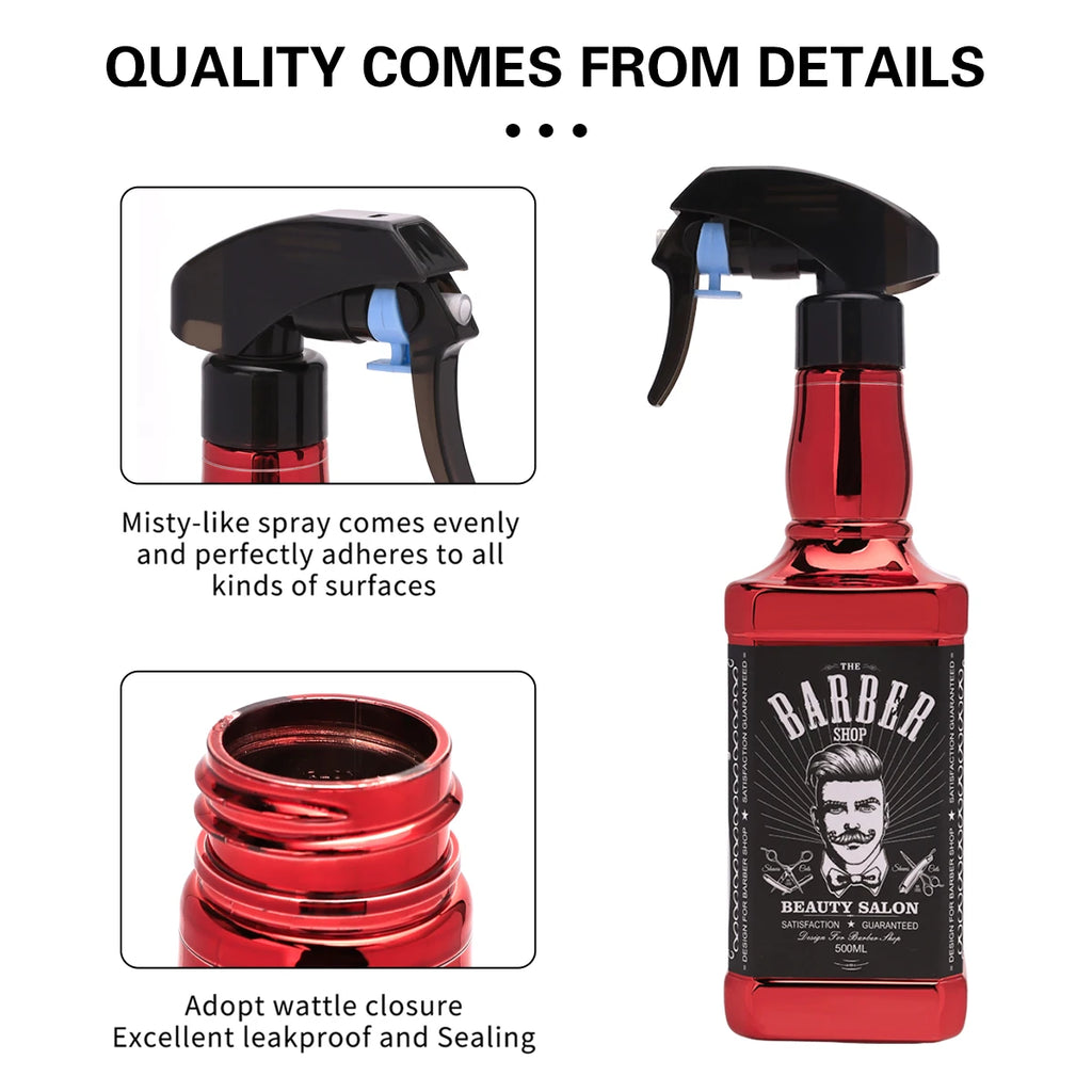 Professional Salon Barber Spray Bottle Refillable Fine Mist Empty Watering Can Water Sprayer Barbershop AccessoriesHair Tools