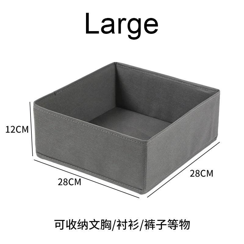 Drawer Organizer Non-woven Fabric Clothes Underwear Wardrobe Organizers Dividers Foldable Dresser Socks Closet Storage Baskets