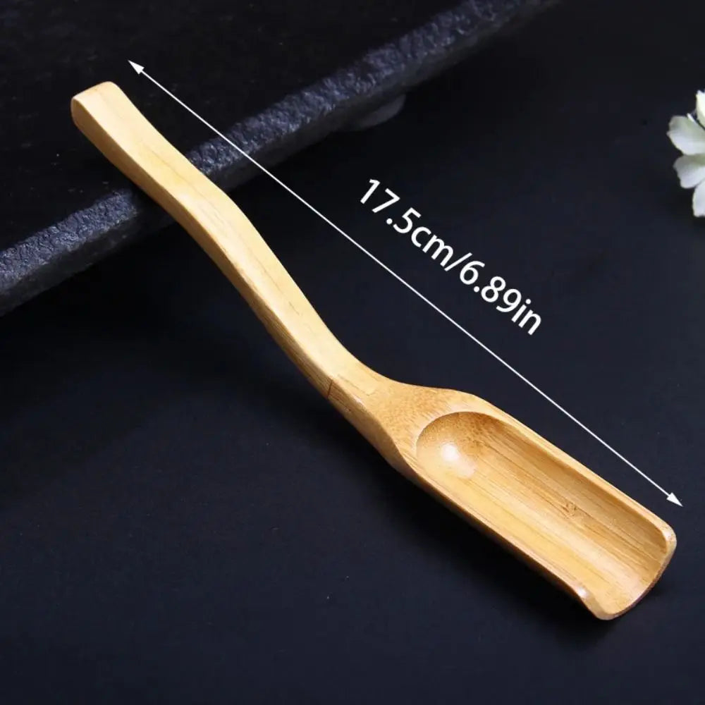 New Portable Tea Scoop Chinese Retro Style Natural Bamboo Teaspoon Spoon Accessories Kongfu Tea Delicate Tea Shovel