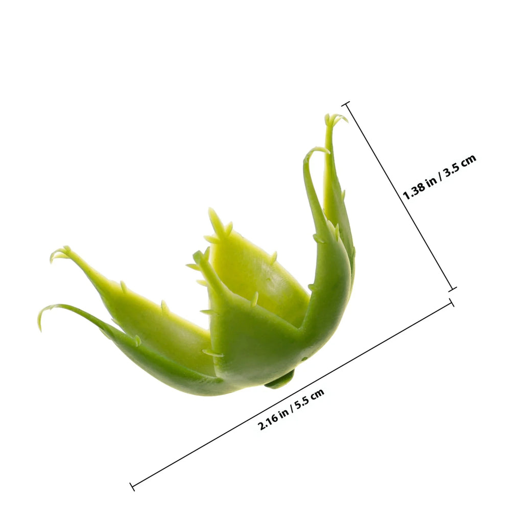 100Pcs Flower Calyxes Plastic Fake Artificial Rose Calyx Sepals DIY Craft Materials for Flower Stems Receptacles