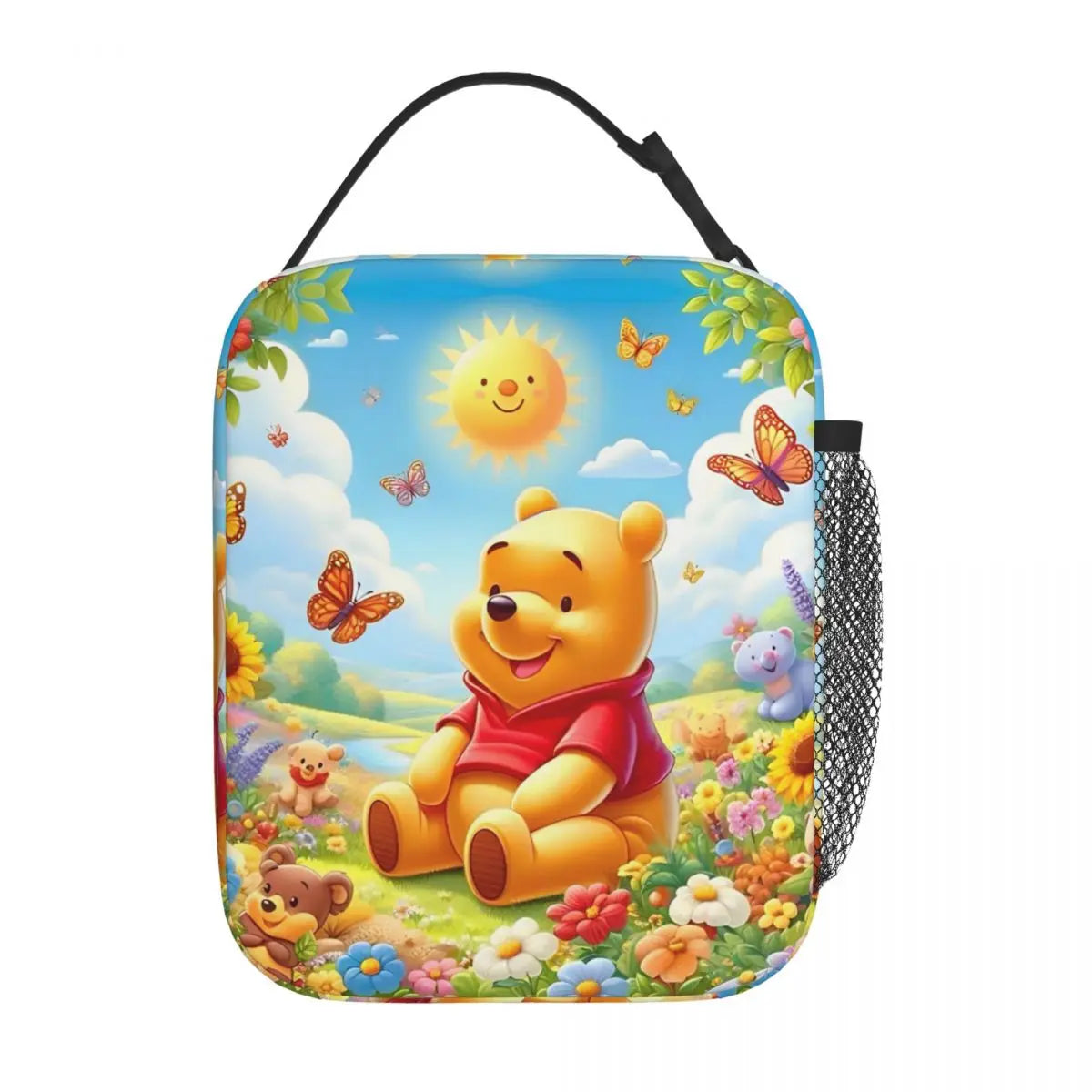 Cute Winnie The Pooh Insulated Lunch Bags Thermal Bag 
Meal Container Large Tote Lunch Box for Men Women Work Picnic