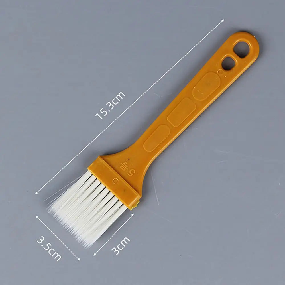 Thin Handle Barbecue Brush Kitchen Tool PET Plastic Butter Oil Brushes Easy To Clean Basting Pastry Tool for BBQ Pastry-making