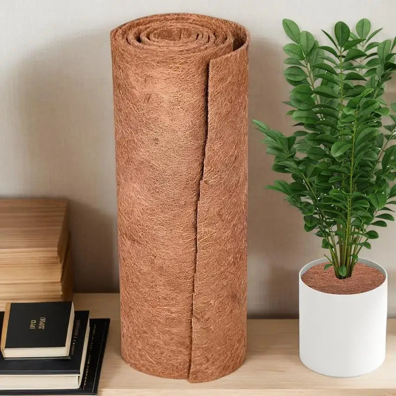 Planter Liner Garden Coco Fiber Plant Pot Filler Reusable Basket Liners Roll Drainage Pad For Garden Decoration Window Box