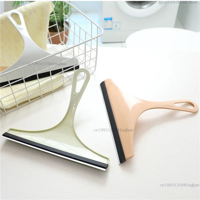 Squeegee Window Glass Wiper Scraper Household Cleaning Bathroom Mirror Cleaner with Silicone Blade Holder Hook Car Glass Shower