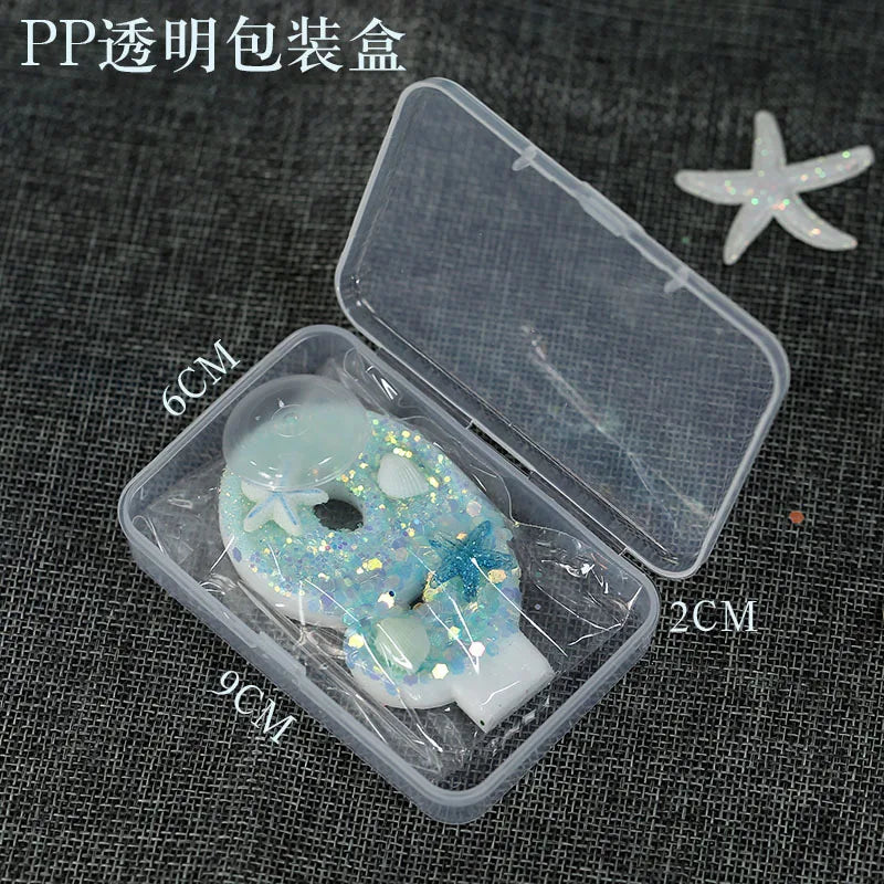 Digital candle ocean beach starfish creative birthday party decoration