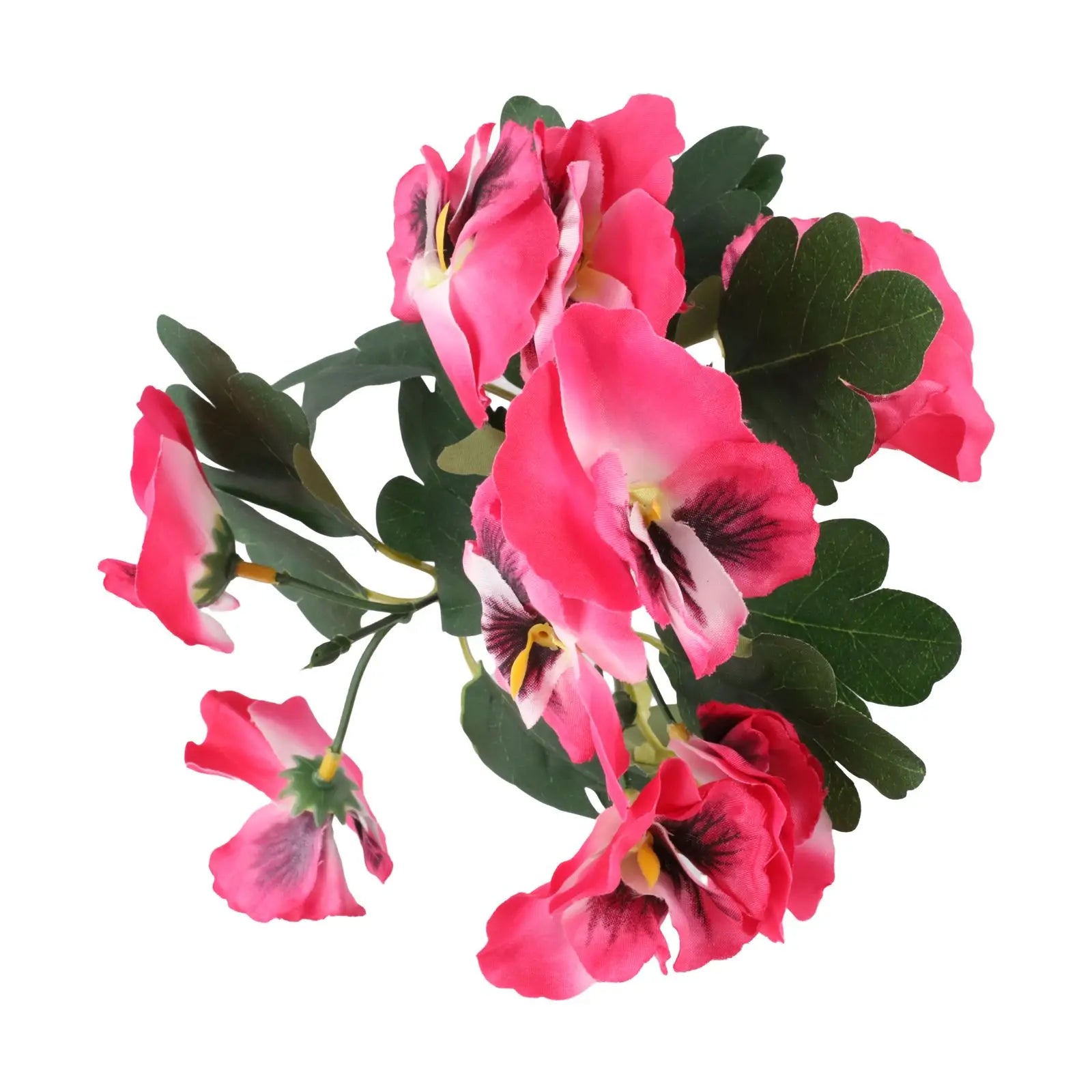 Colorful For Wedding Party Decoration Pansy Fake Flower Bouquet Artificial DIY Craft Red/Orange/Purple Rose Red