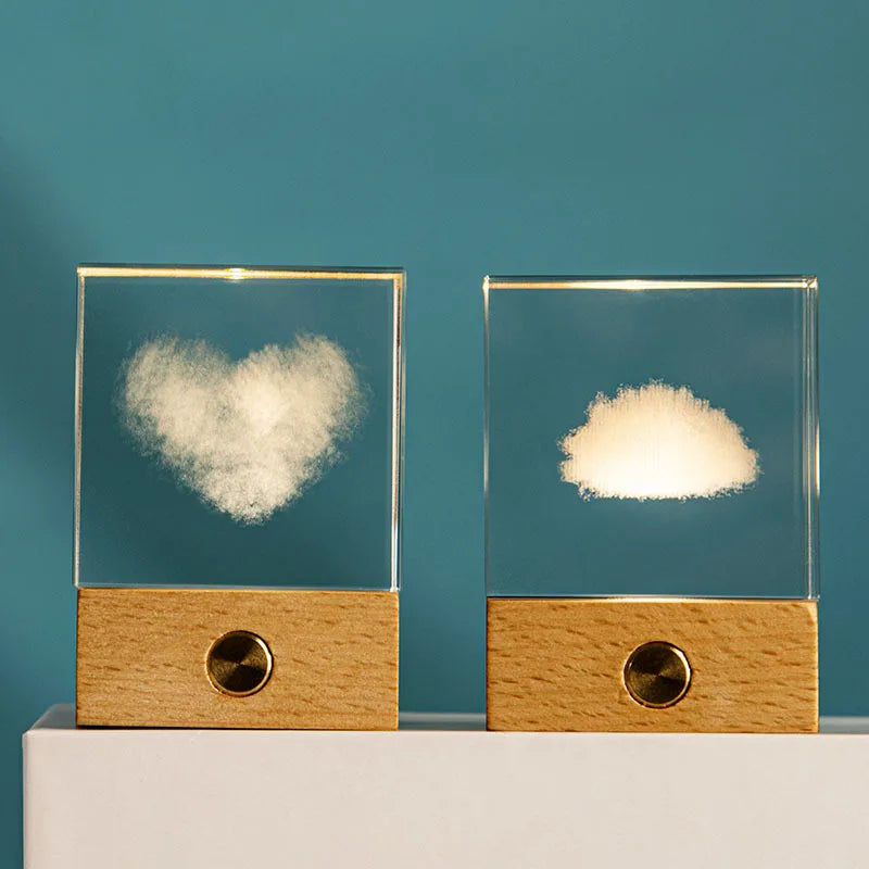 Astronomy Galaxy 3D Crystal Ball Table Lamp Moon Planet Galaxy Decor for Home Children's Table Lamp Party Birthday Xmas