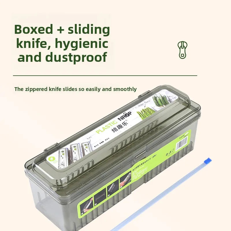 Plastic Wrap Dispenser For Foil and Cling Film Cutter Sharp Cutter and Organizer Kitchen Tool Accessories Food Wrap Foil Holder