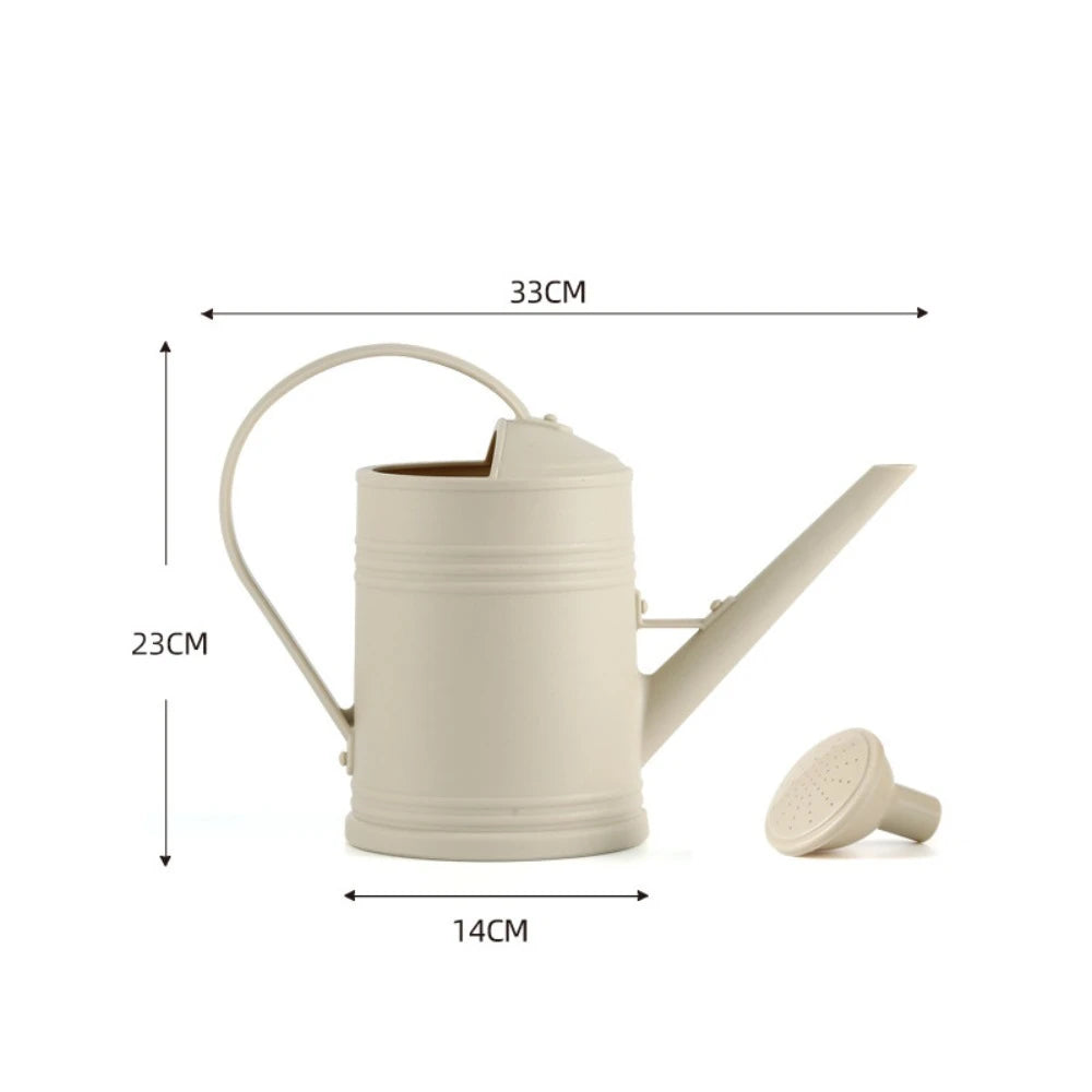 2L Watering Can Pot Long Mouth Garden Plants Flower Spray Water Kettle Plastic Large Capacity Plants Sprinkler for Houseplants