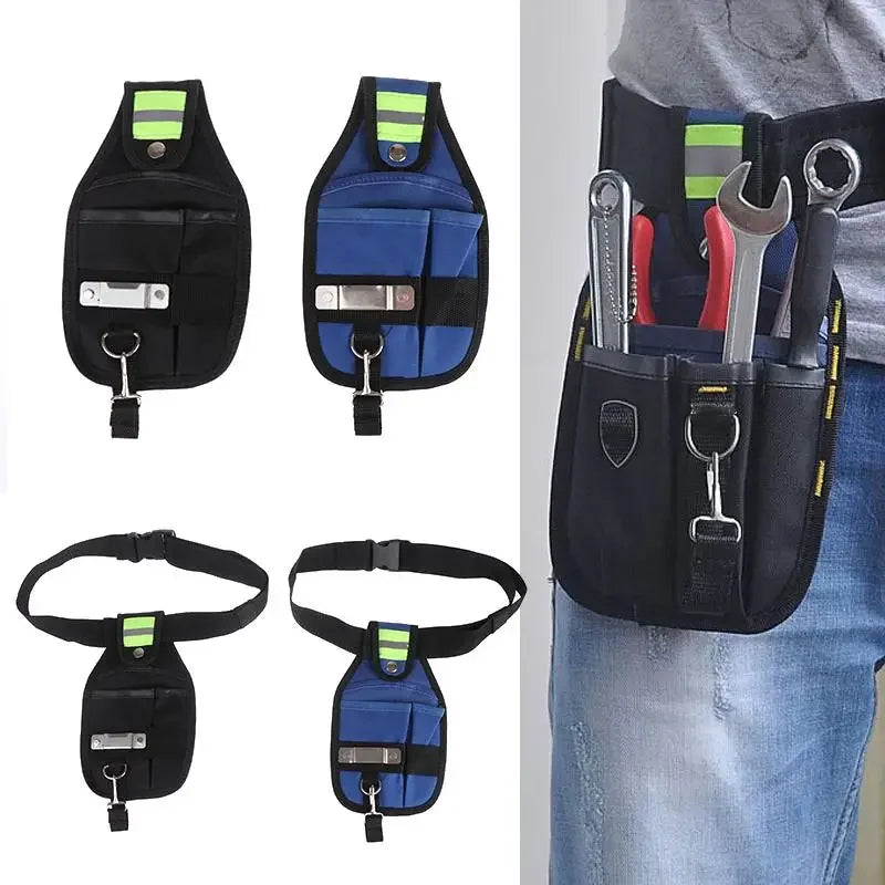 Portable Multifunctional Tool Waist Bag Electrician Pocket Storage Bag Maintenance Tool Bags Screwdriver Kit Holder Pouch