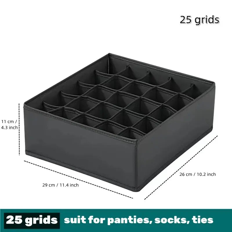 1pc Fabric Underwear Storage Box Drawer Organizers For Closet Organization And Storage Of Socks Underwear Ties And More
