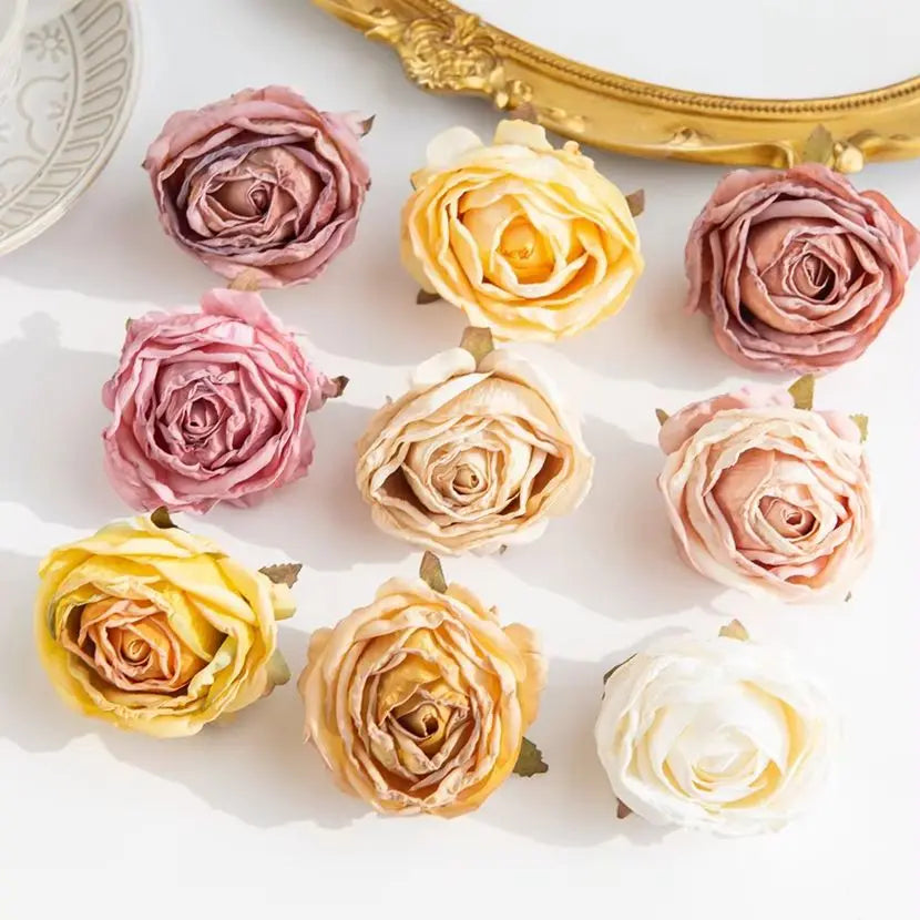 Artificial Rose Hotsale Wedding bridal bouquet Decor Wreath Home vase Valentine's day Outdoor Garden wall Party wreath diy gift