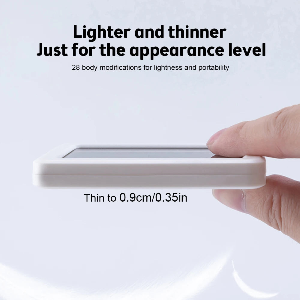 3.2 Inch LCD Digital Multifunction Thermometer Hygrometer Automatic Electronic Temperature Humidity Monitor Clock Large Screen