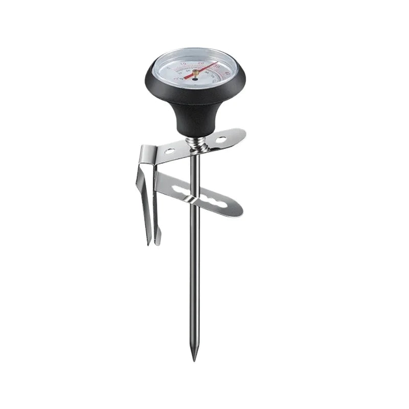 Stainless Steel Coffee Temperature Meter Probe 0~100℃ Thermometer for Coffee Pot Milk Frothing Jug Cafe Kitchen Measuring Tools