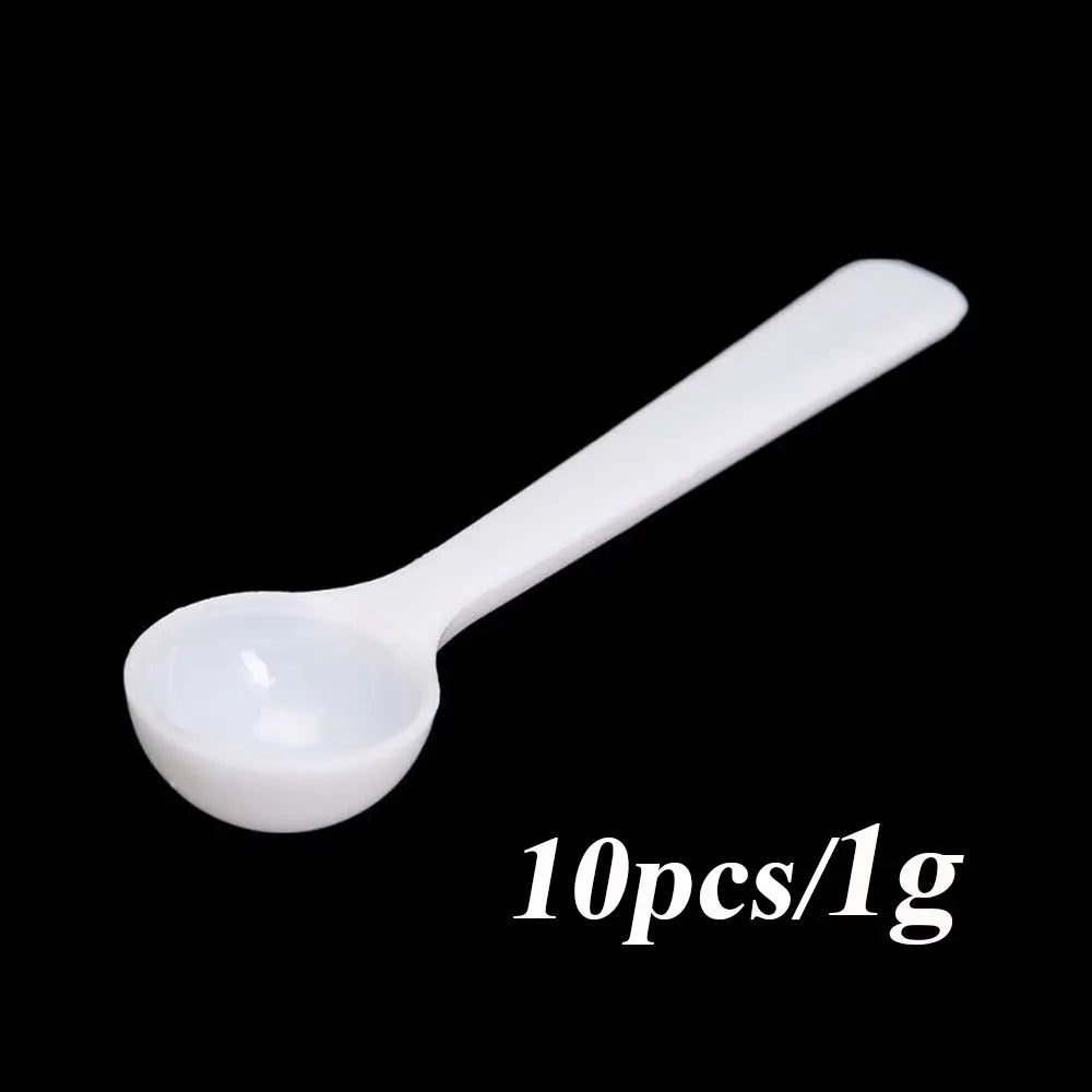 10PCS 1/3/5/10g Measuring Spoons Coffee Powder Spice Measure Scoop Protein Milk Powder Kitchen Baking Tools