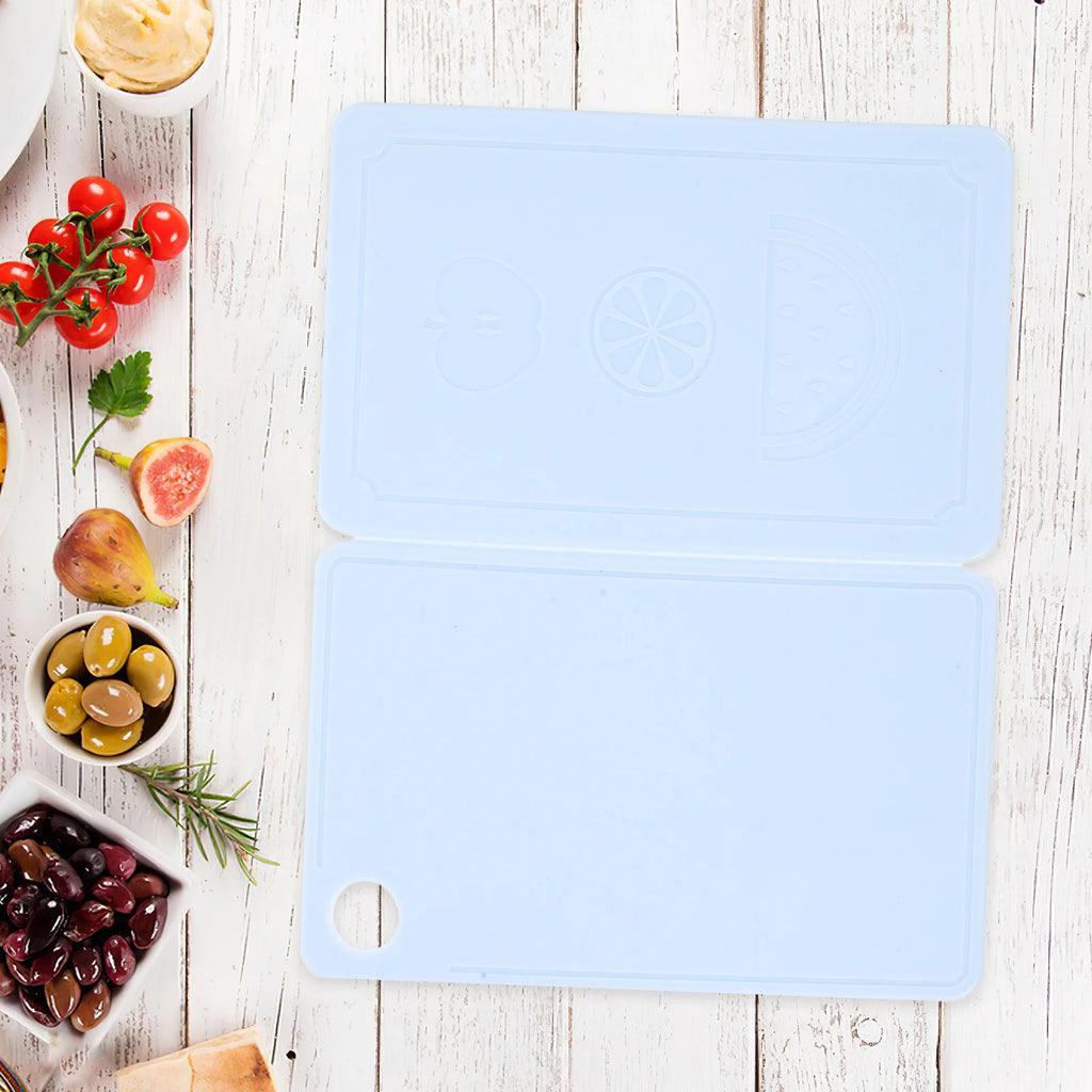 Portable Foldable Chopping Board Lightweight Kitchen Cutting Board for Outdoor Travel Camping Fruit Vegetable Cutting