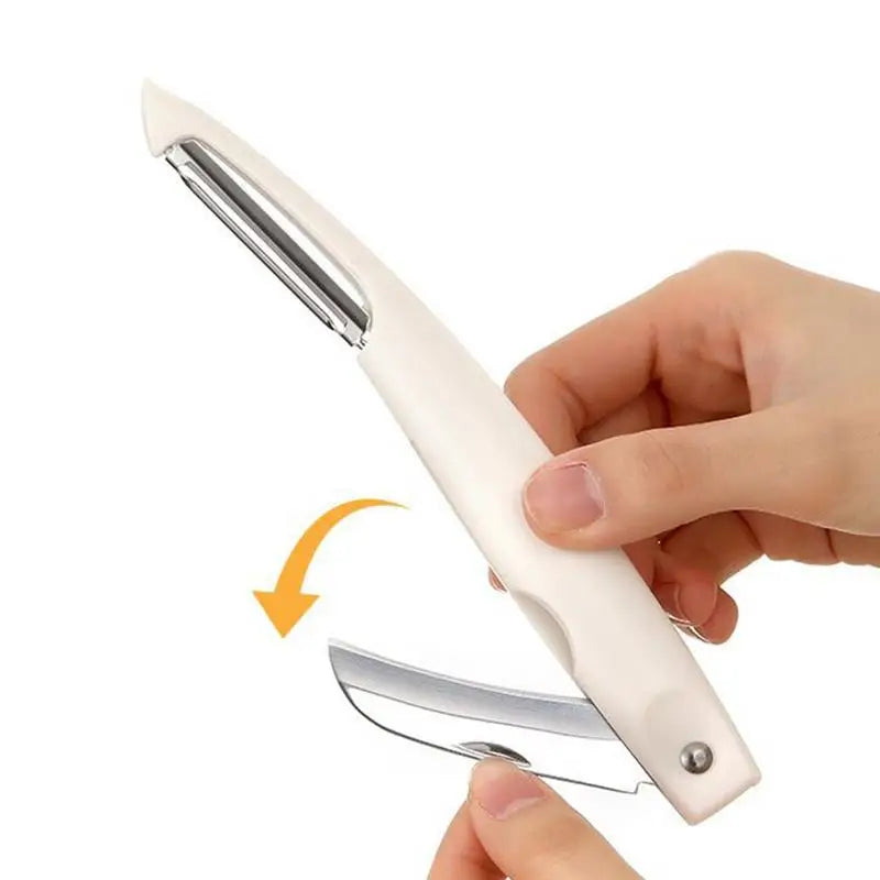 Veggie Peeler Foldable Cutter Slicer Multifunction Kitchen Fruit Planing Carrots Grater For Carrots Mango Orange Tomato Garlic