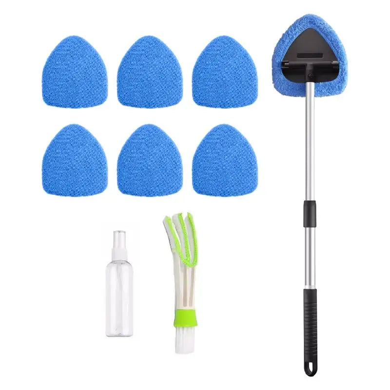 Windshield Brush Car And Home Window Cleaner Scalable Brush Auto Glass Cleaner Inside Outside Window Wiper For Bathroom Doors