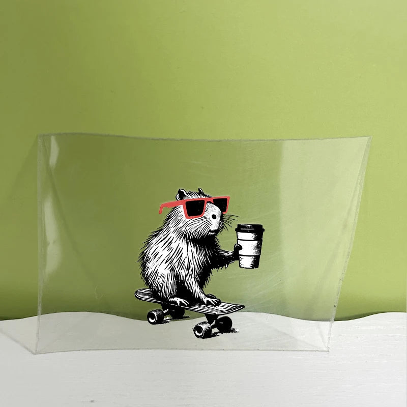 Capybara Sandwich Food Storage Case Container Salad Fruits Snack Storage Box with Lid Reusable Microwave Lunch Box Bread Case